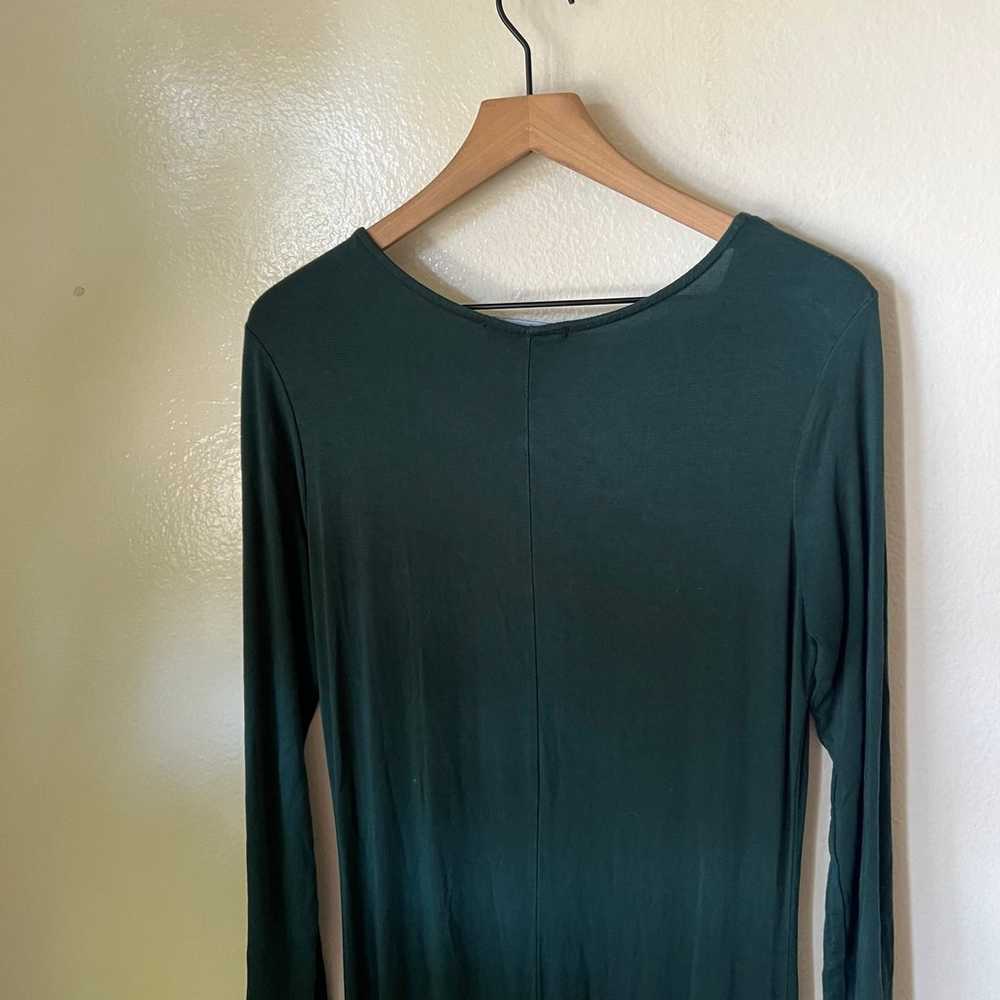 Lulus | Swept Away Forest Green Long Sleeve Maxi … - image 7