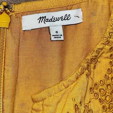 Madewell Scalloped Eyelet Midi Dress