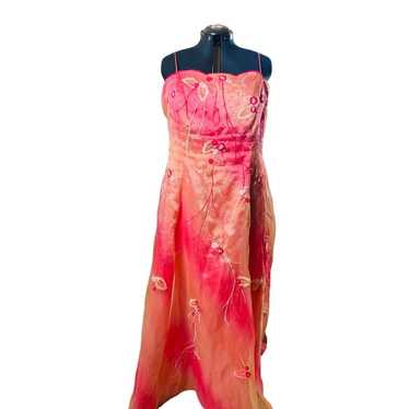 Onix Nite by Wendye Chaitin Womens Gown Dress Emb… - image 1