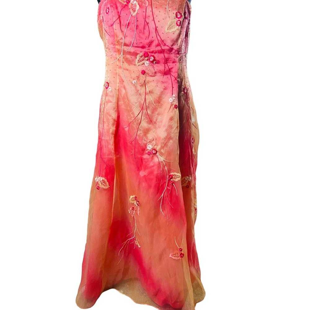 Onix Nite by Wendye Chaitin Womens Gown Dress Emb… - image 2