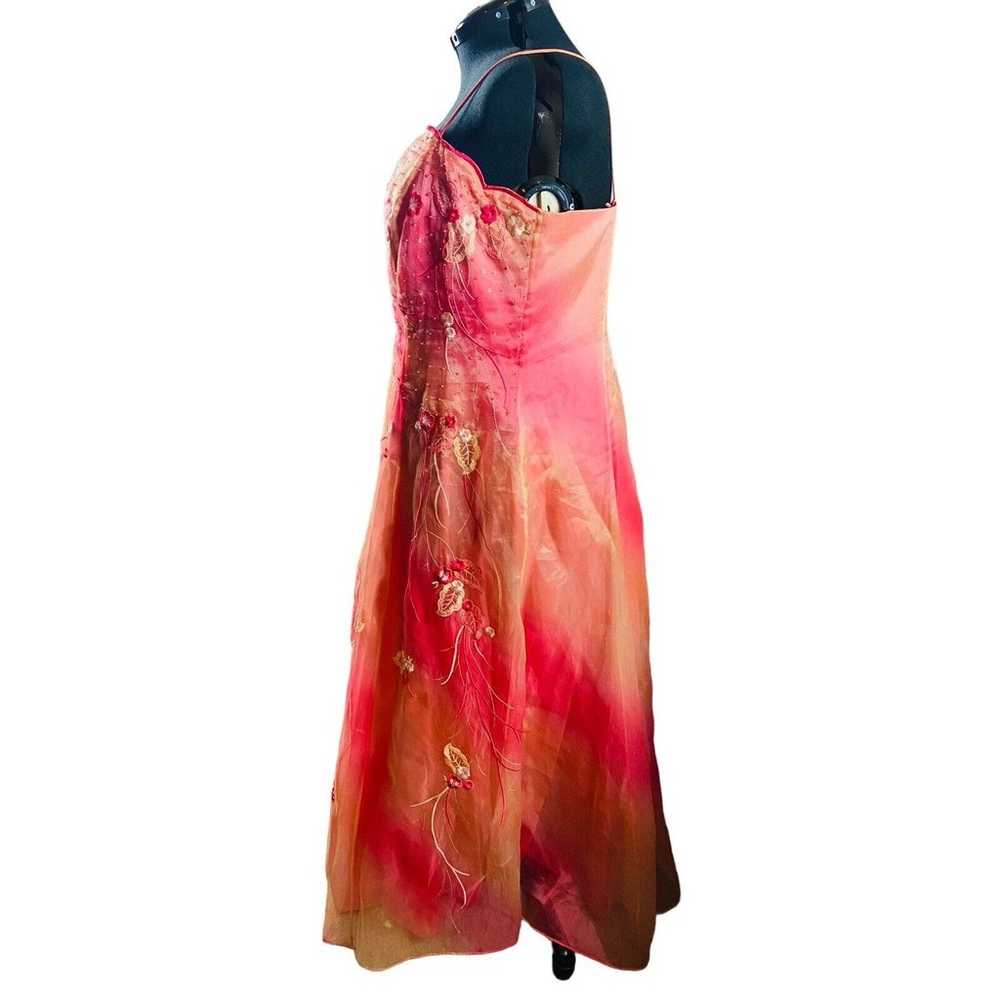 Onix Nite by Wendye Chaitin Womens Gown Dress Emb… - image 3