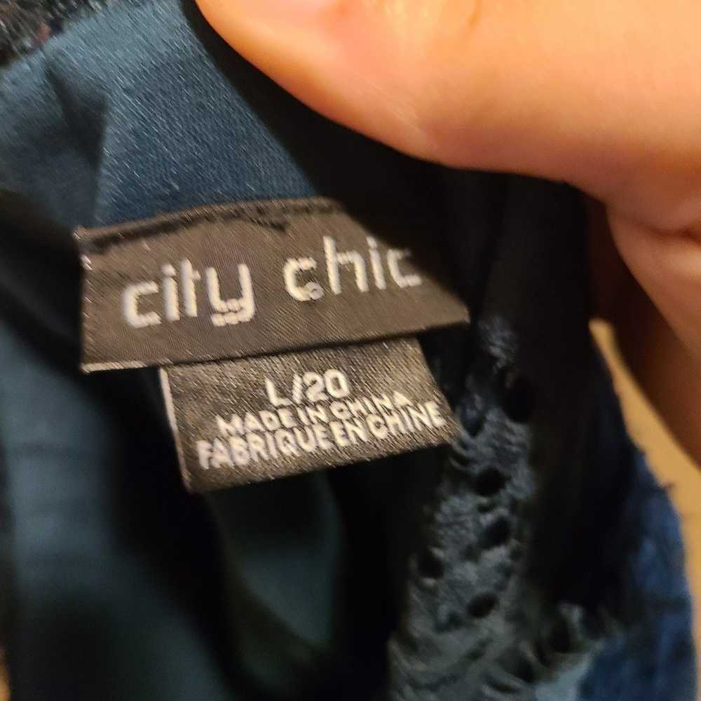 City Chic Plus
Estella Off-the-Shoulder Lace Dress - image 5