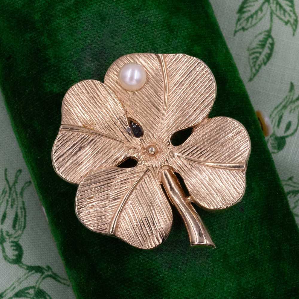 Day To Night Clover Brooch by Boucher - image 2