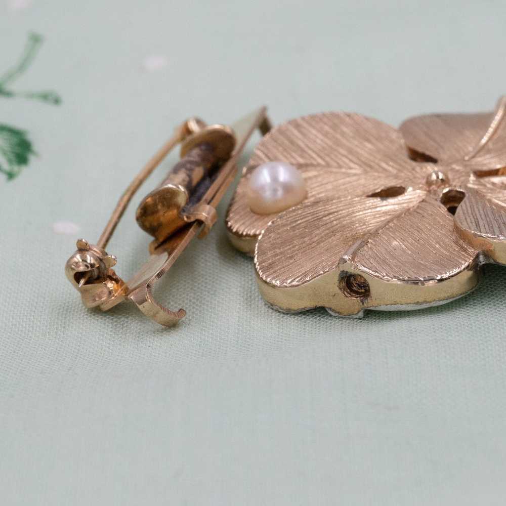 Day To Night Clover Brooch by Boucher - image 3