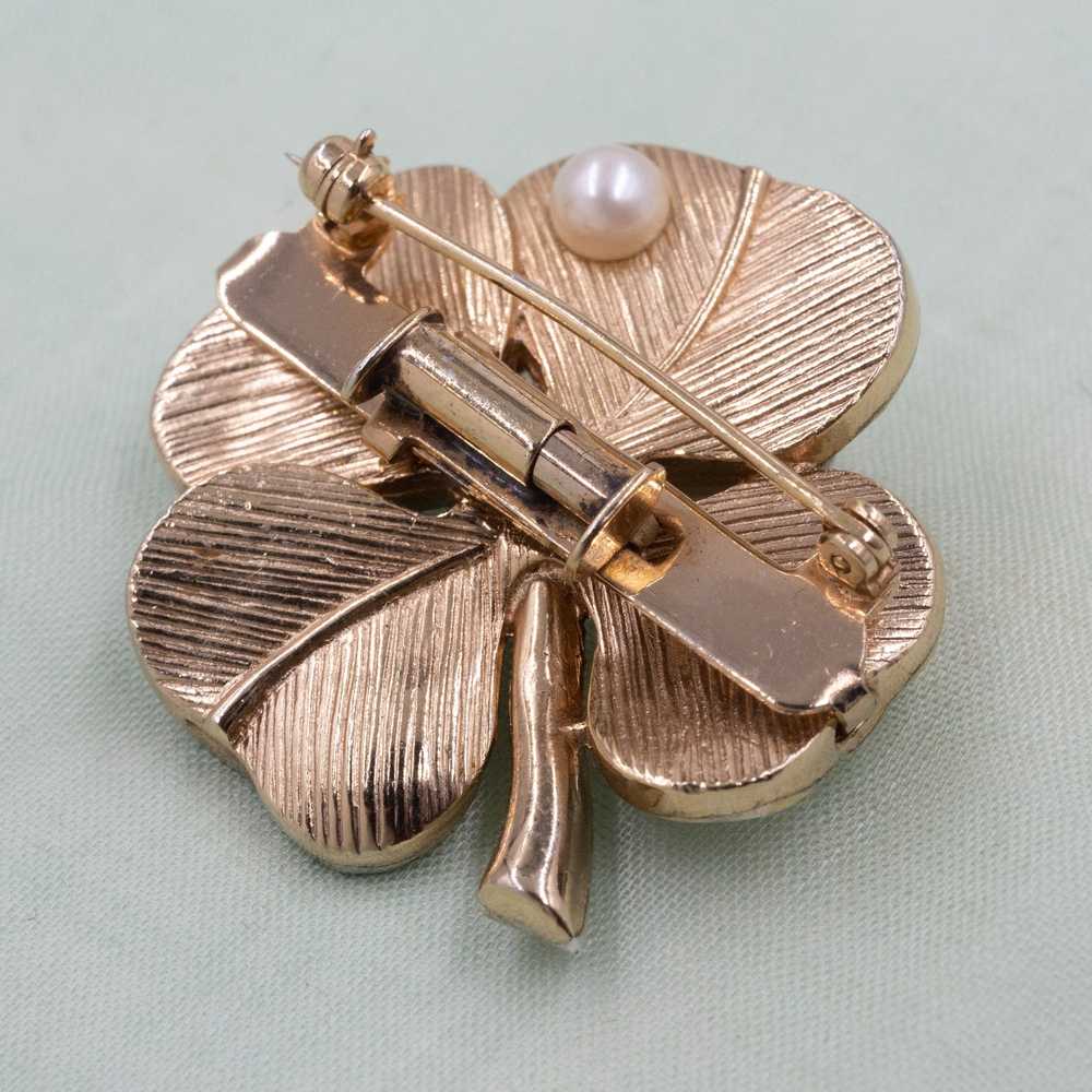 Day To Night Clover Brooch by Boucher - image 6