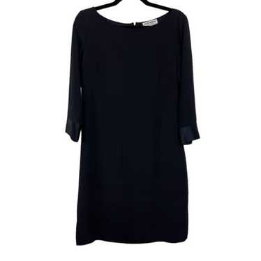 Heidi Weisel Black Shift Knee Length Dress Size 8… - image 1