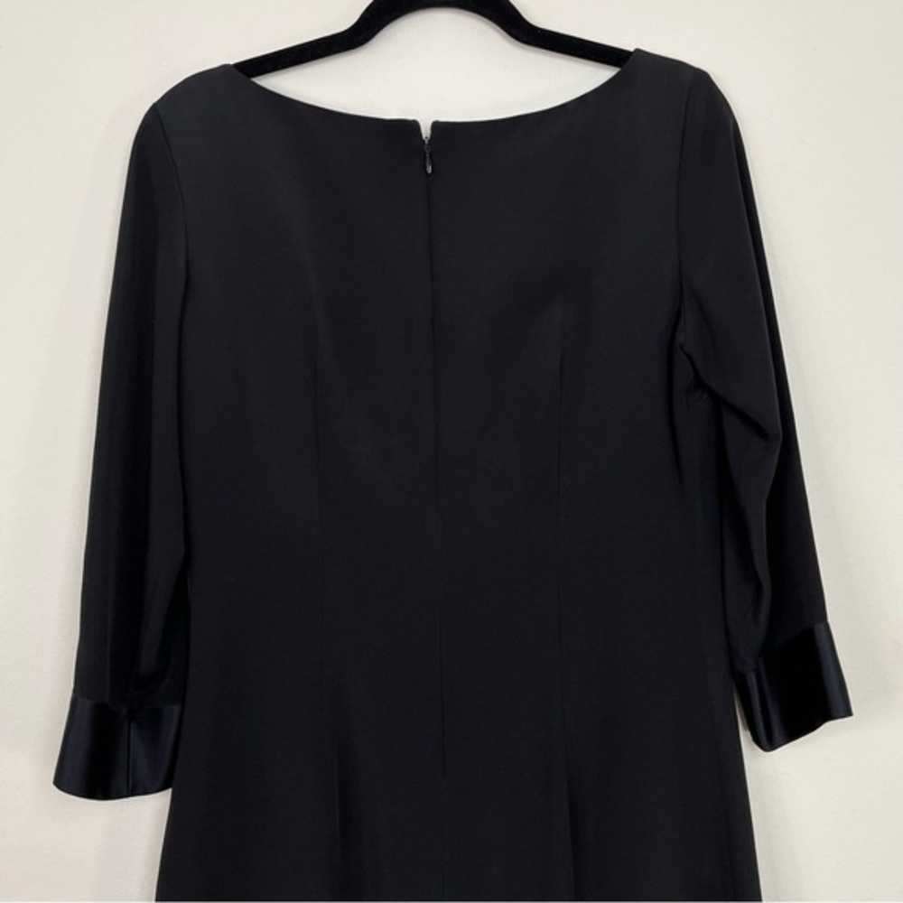 Heidi Weisel Black Shift Knee Length Dress Size 8… - image 5