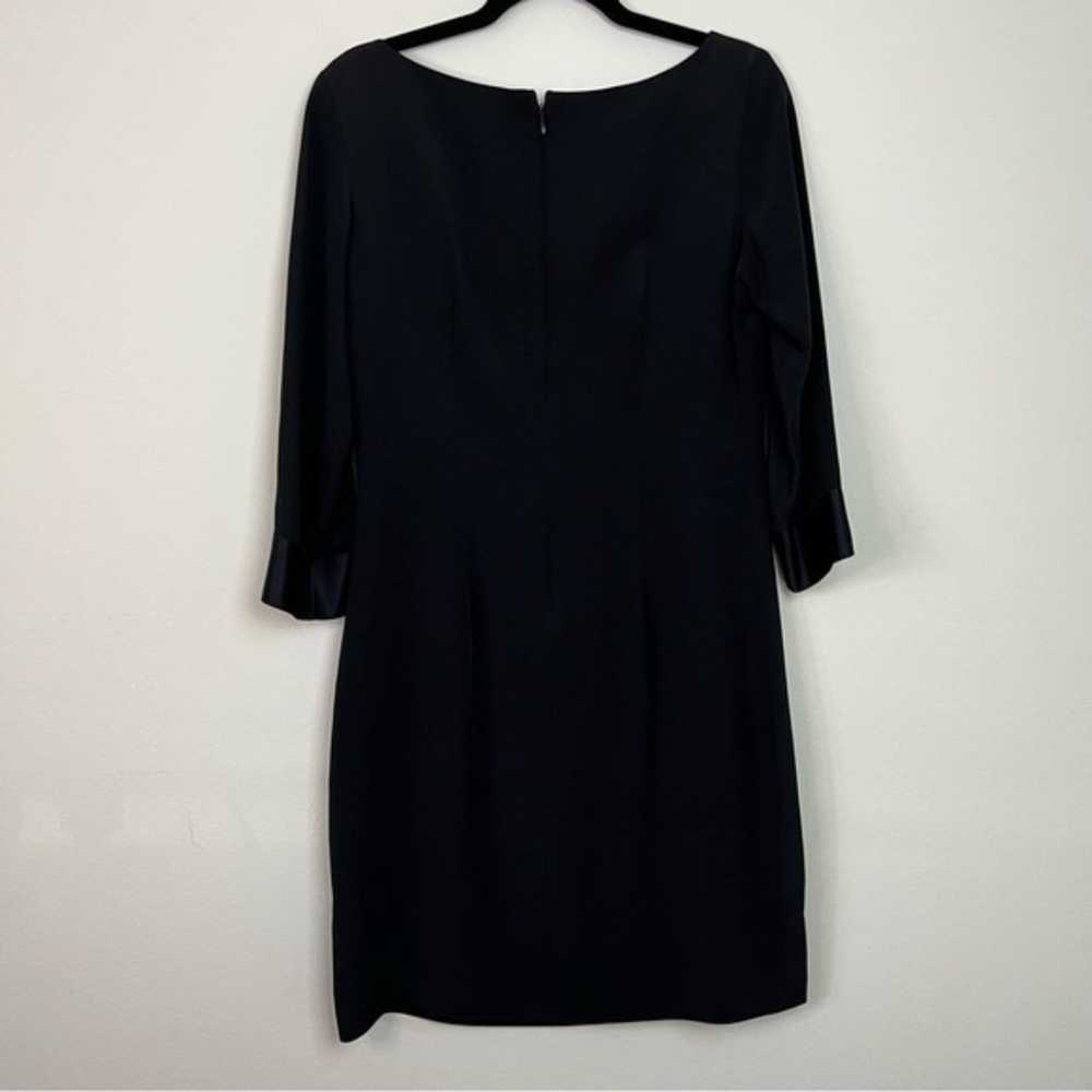 Heidi Weisel Black Shift Knee Length Dress Size 8… - image 8