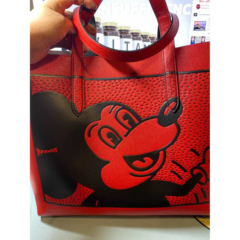 Coach Disney collection leather tote - image 4