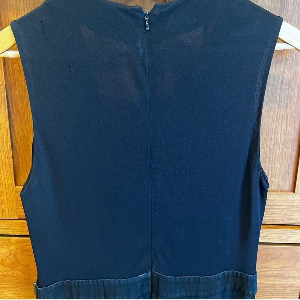 DVF Black Catsuit Jumpsuit with pockets, size 12 - image 4