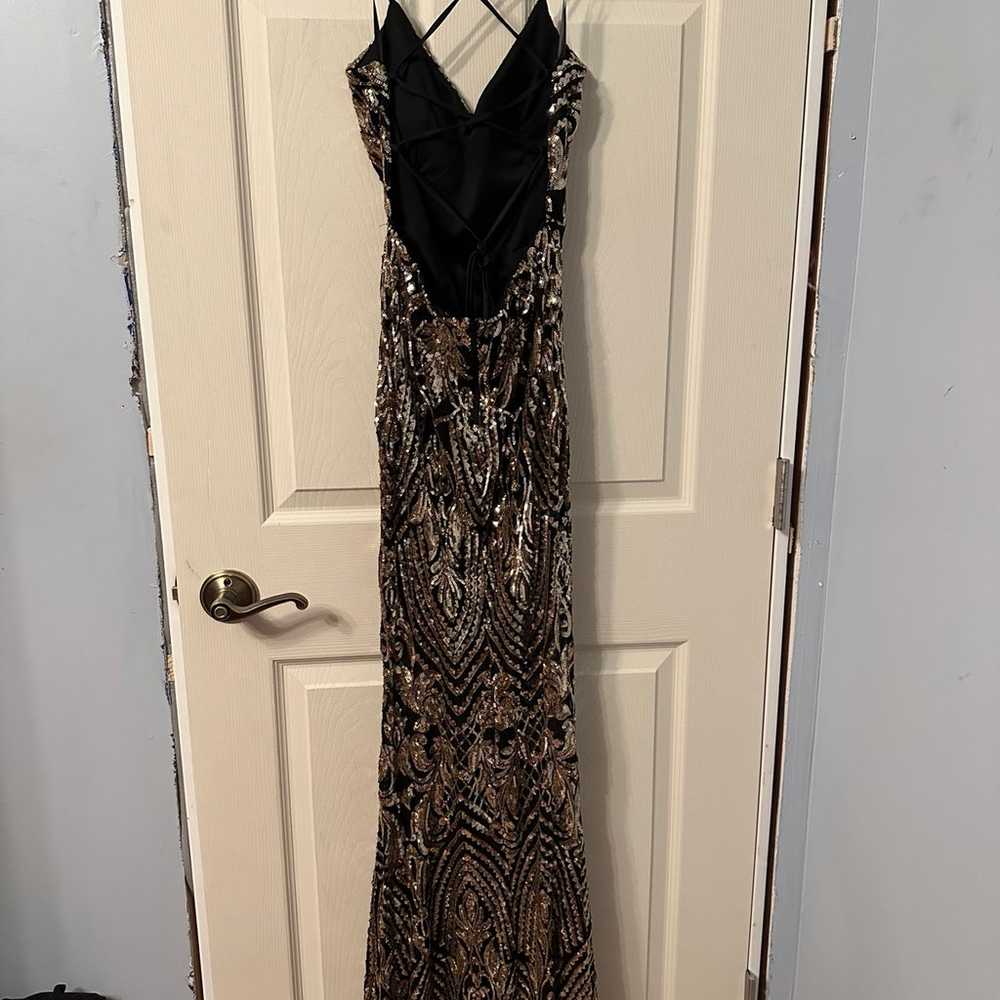 Black and gold dress - image 2