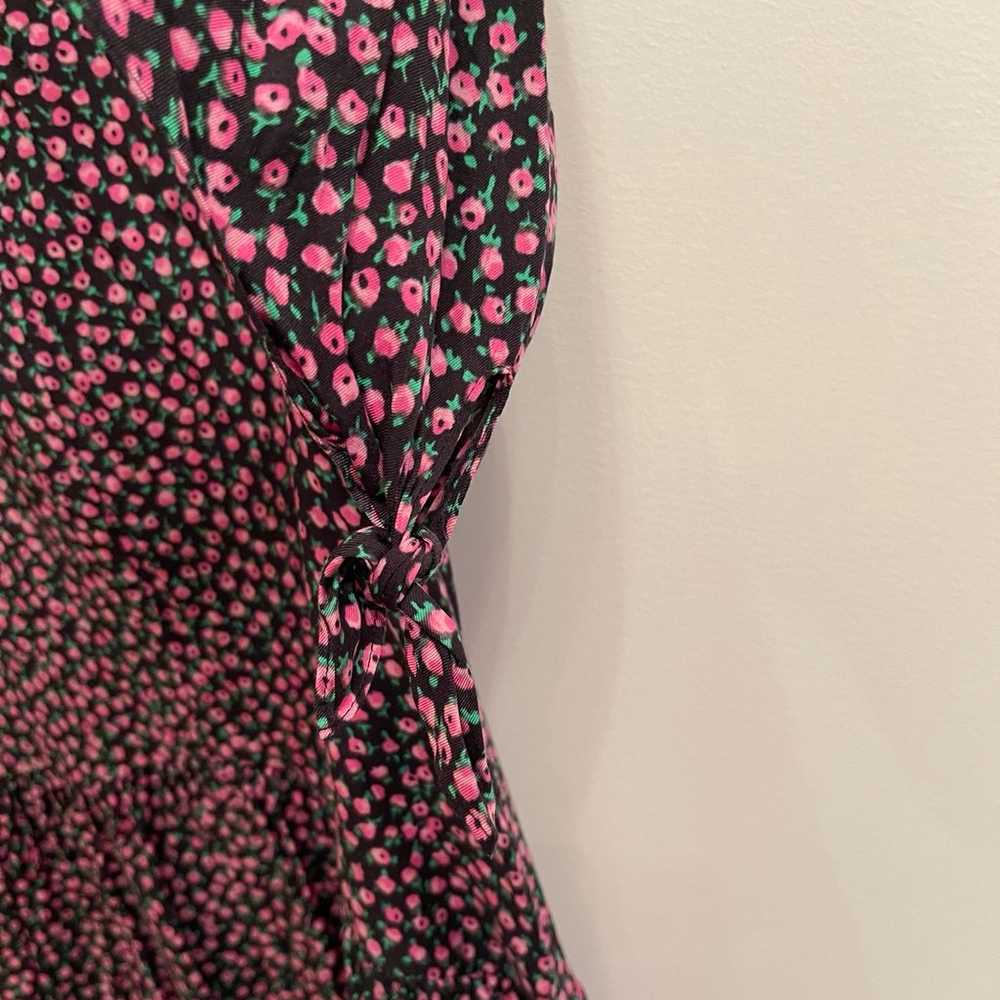 Rebecca Taylor silk Blend floral dress XS - image 3