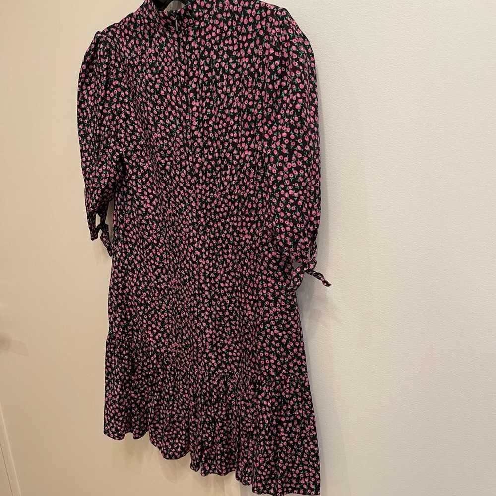 Rebecca Taylor silk Blend floral dress XS - image 6