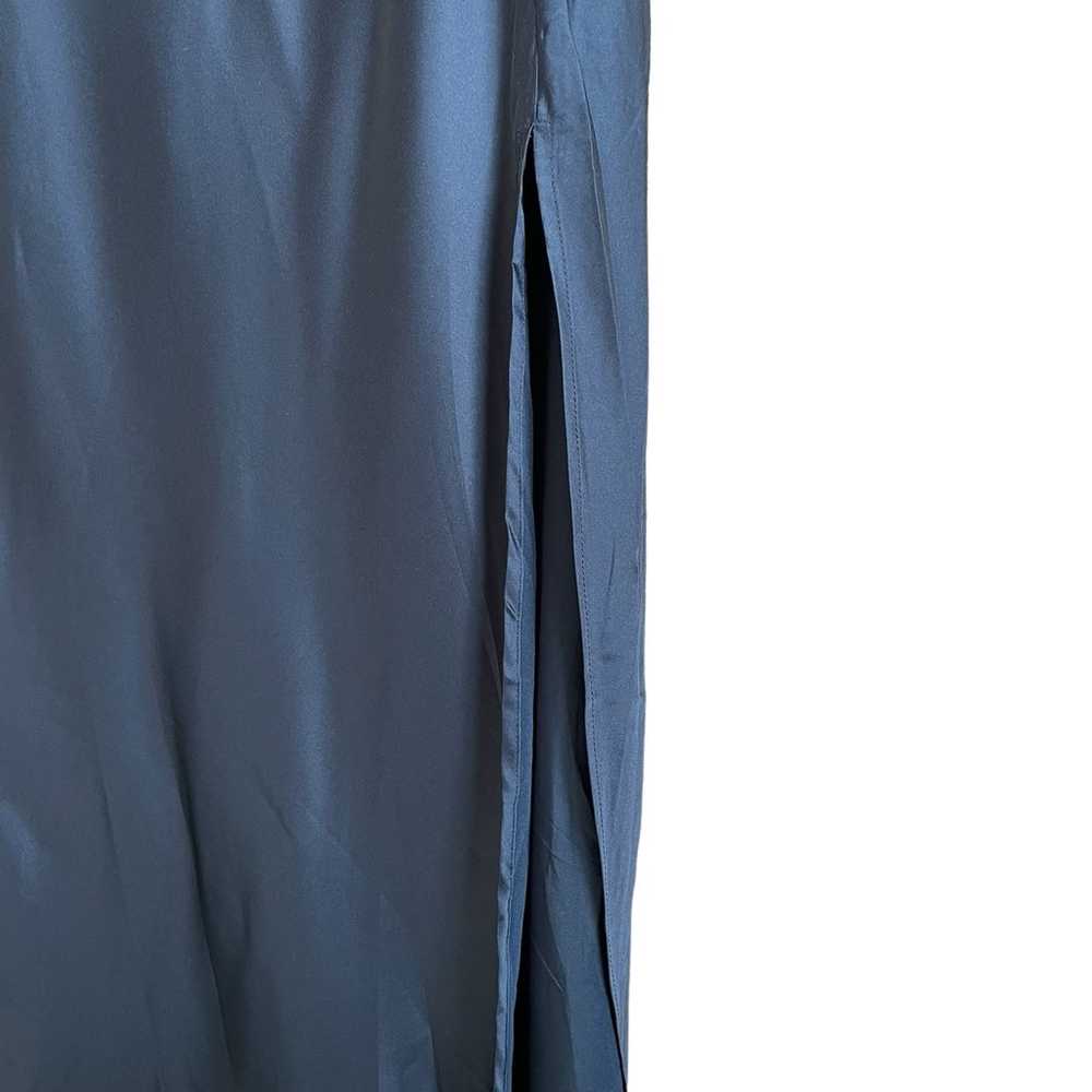 Astr Gracie Long Sleeve Cutout Satin Midi Dress M… - image 5