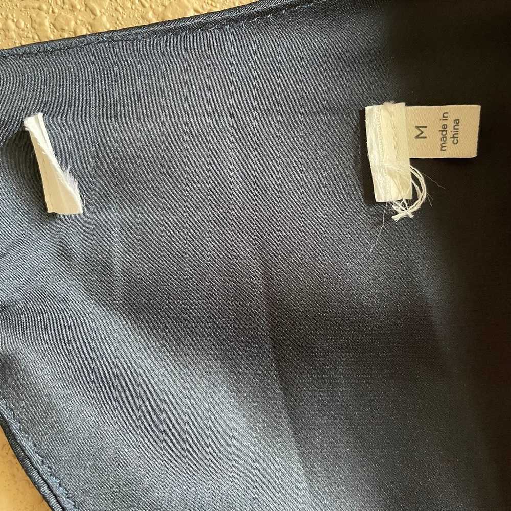 Astr Gracie Long Sleeve Cutout Satin Midi Dress M… - image 6