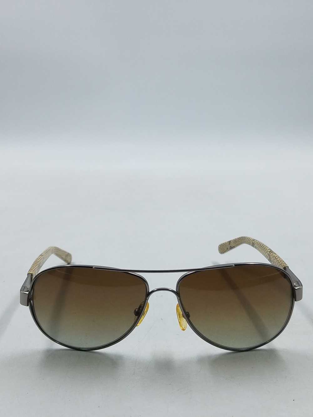 Tory Burch Silver Tinted Aviator Sunglasses - image 2