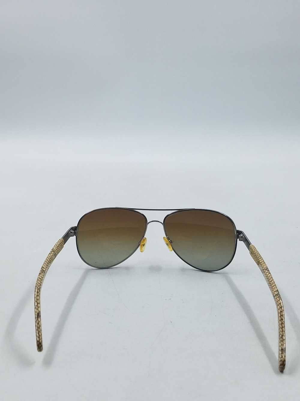 Tory Burch Silver Tinted Aviator Sunglasses - image 3