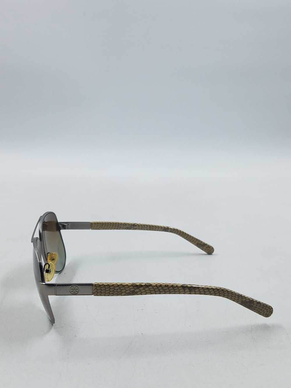 Tory Burch Silver Tinted Aviator Sunglasses - image 4