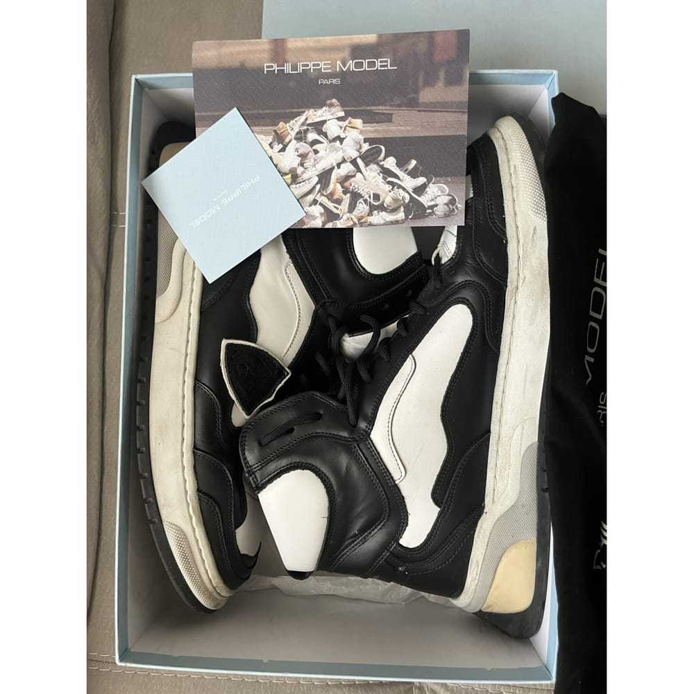 Philippe Model Leather high trainers - image 8