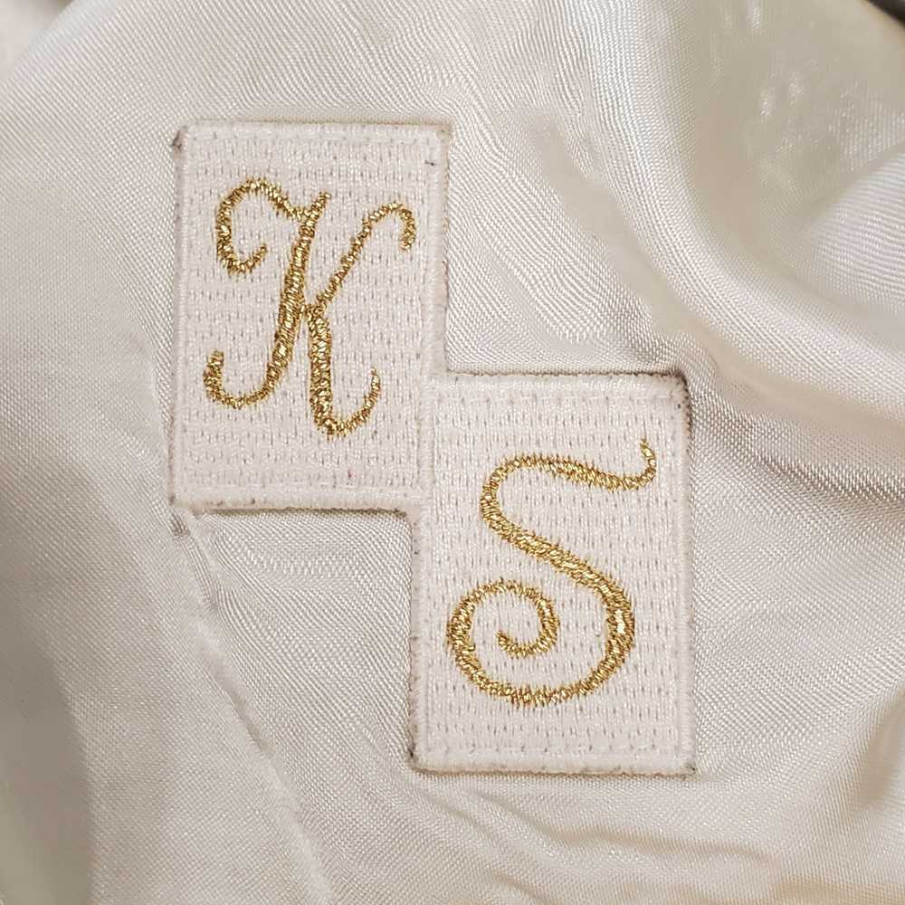 Kate Spade Women Silver Cowl Neck Button Up Shirt… - image 5
