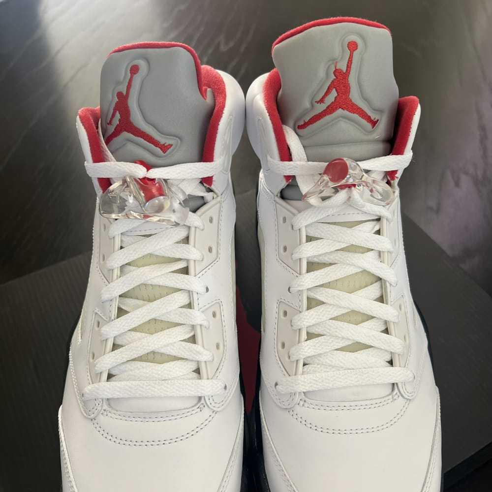 Jordan Leather high trainers - image 4