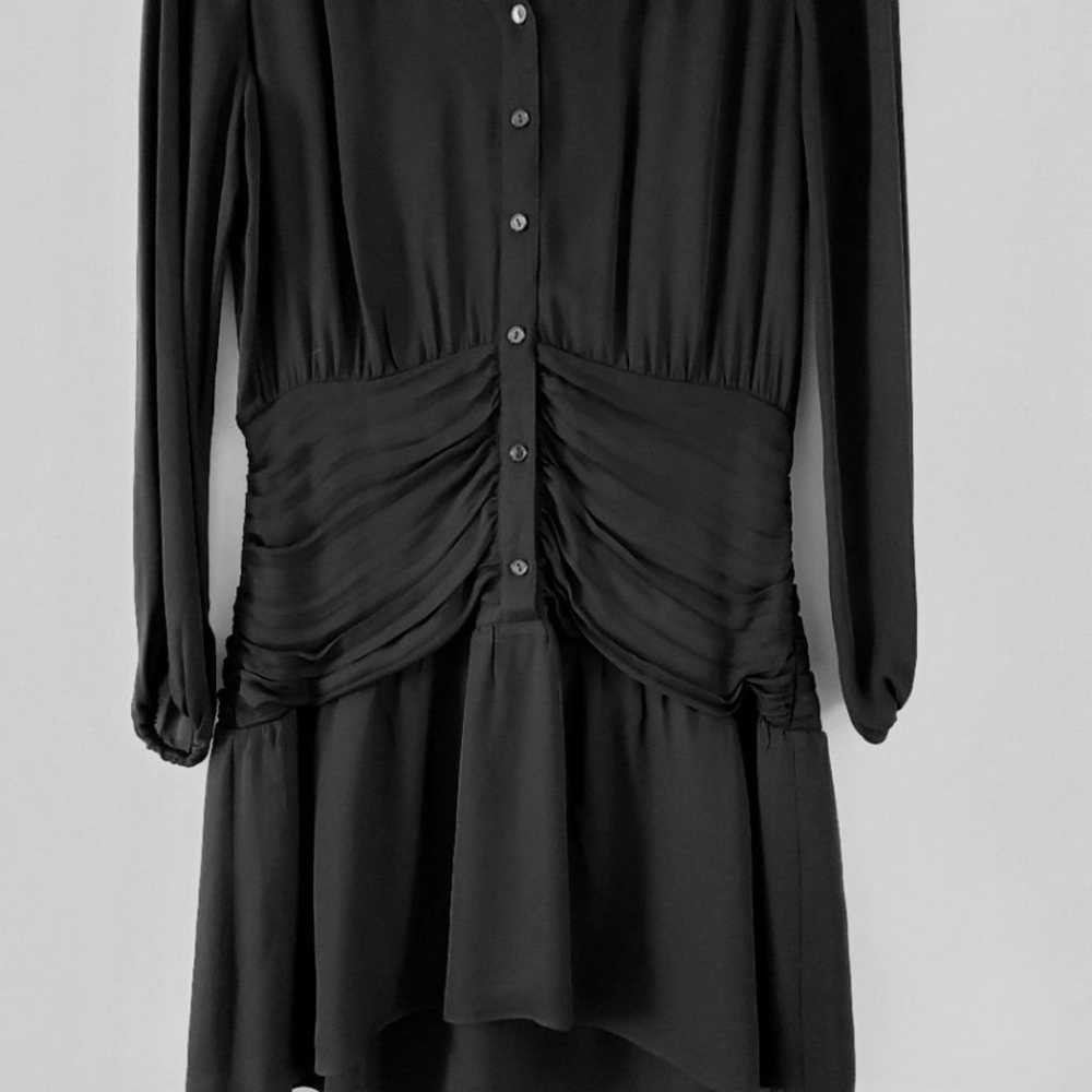 Parker Women's Zee Long Sleeve Ruched Waist Black… - image 4