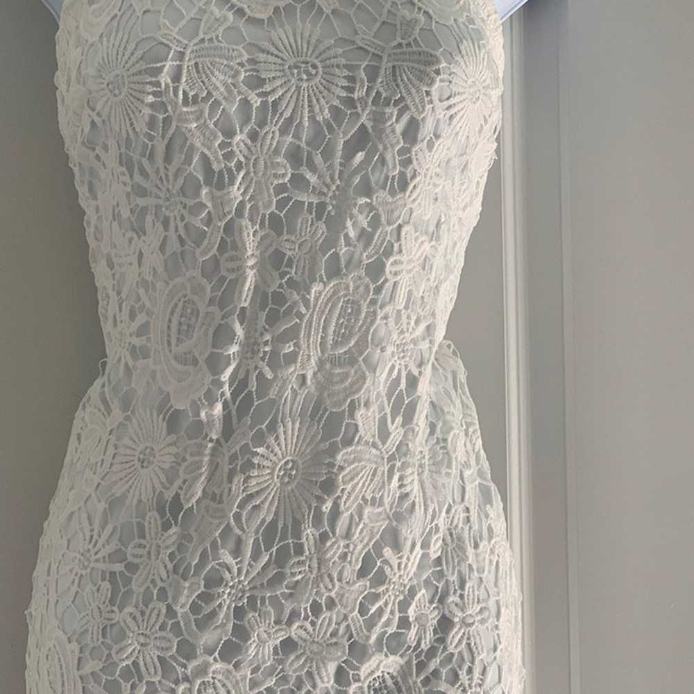 White Crochet Dress - image 1