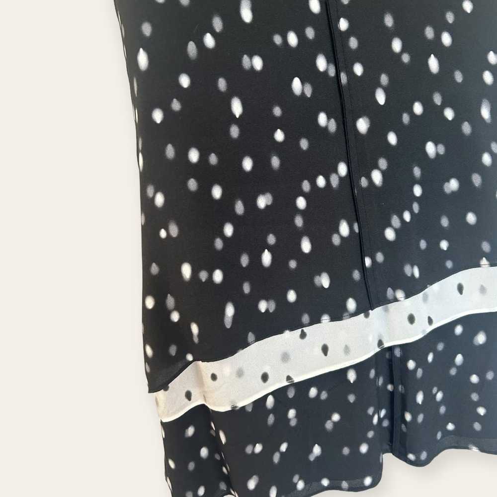 Proenza Schouler Silk Polka Dot Dress Size: 8 $12… - image 4