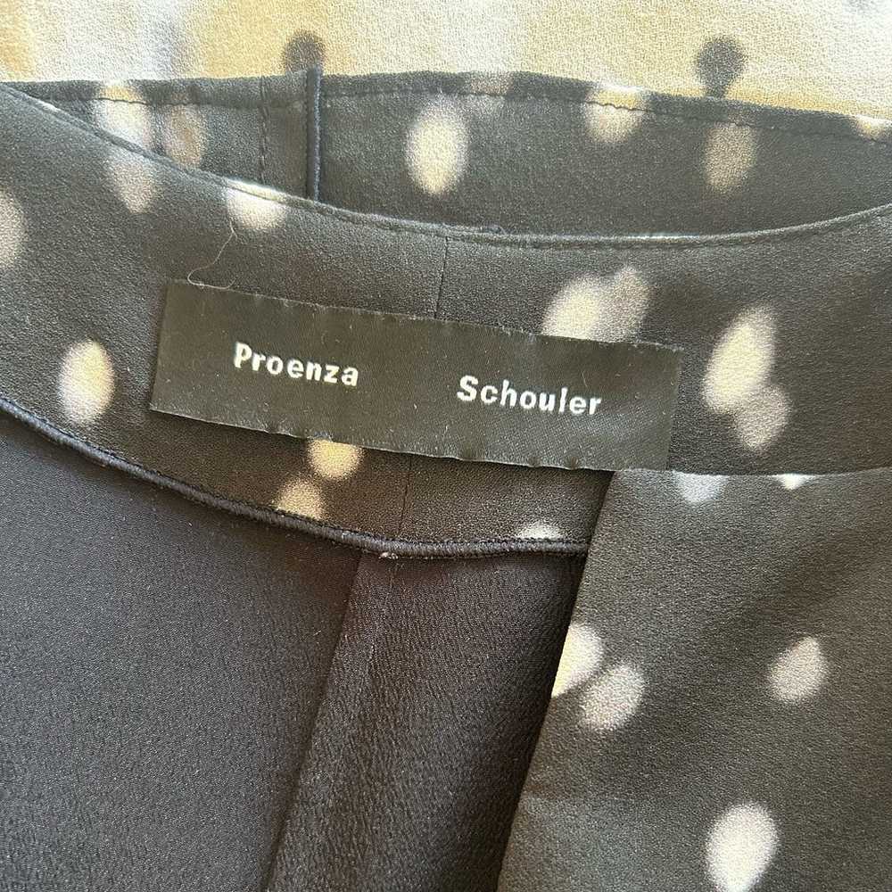 Proenza Schouler Silk Polka Dot Dress Size: 8 $12… - image 9
