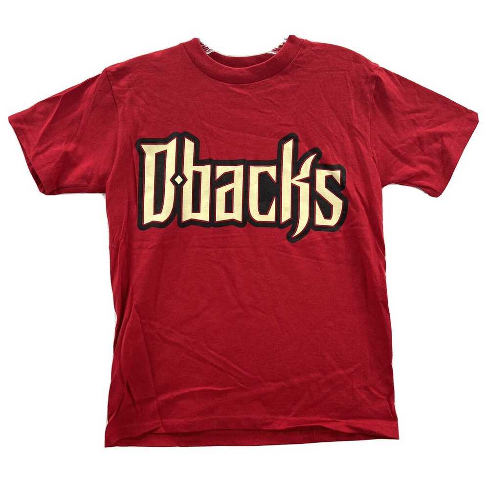 Arizona Diamondbacks Shirt Boys Small Red MLB Jer… - image 1