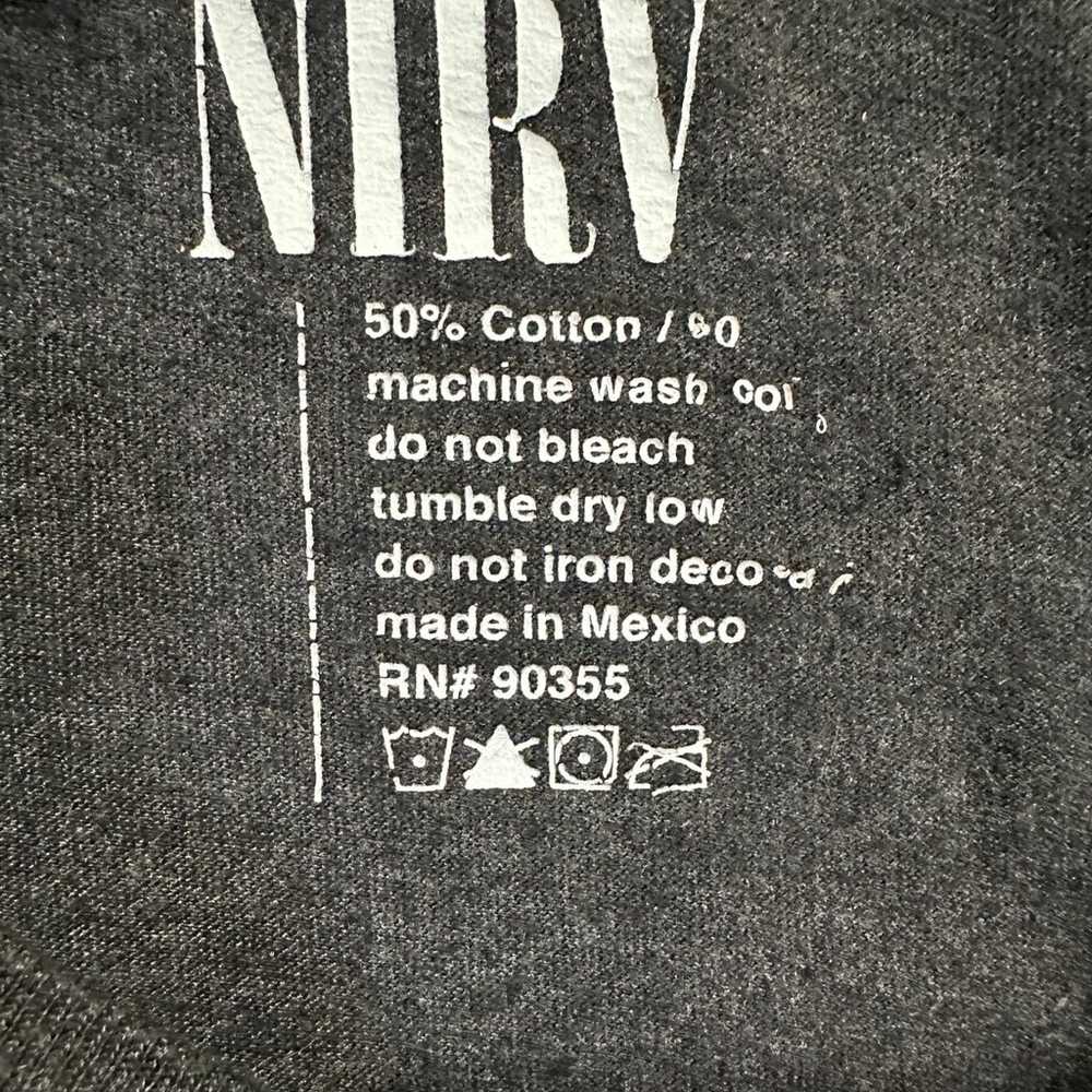 Nirvana Black Graphic Men’s T-Shirt - image 11