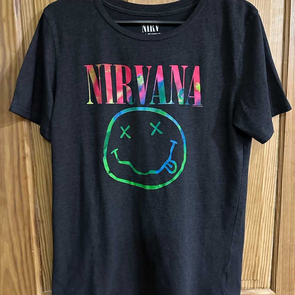Nirvana Black Graphic Men’s T-Shirt - image 2