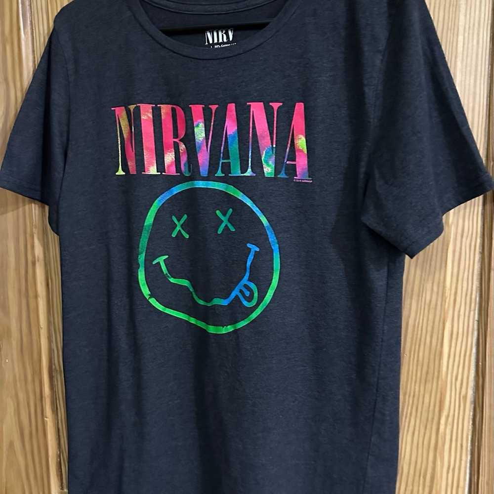 Nirvana Black Graphic Men’s T-Shirt - image 4