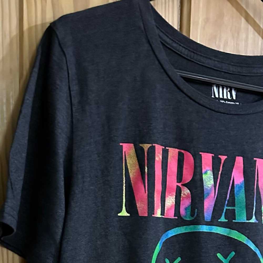 Nirvana Black Graphic Men’s T-Shirt - image 5