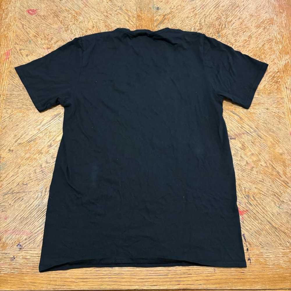 Vintage Back To The Future Black T-Shirt ANVIL US… - image 2