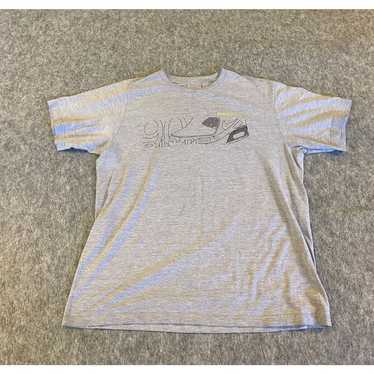 Vintage Nike AIRMAX Graphic T Shirt Size L Gray Ta