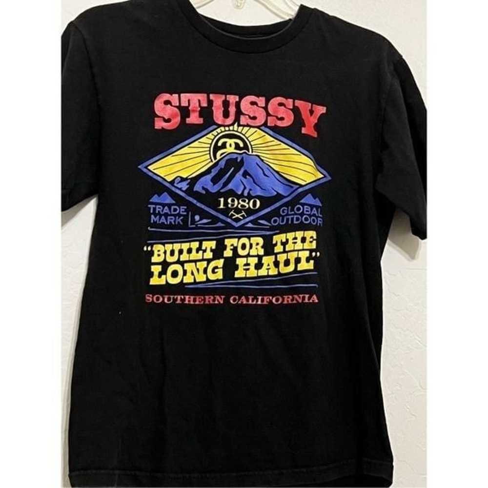 Stussy built for the long haul t shirt Sz S - image 2