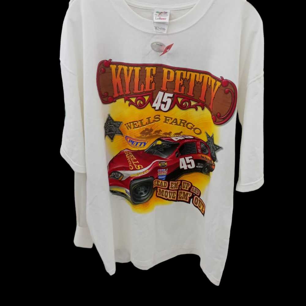Kyle Petty wells Fargo Nascar racing shirt size 2… - image 1
