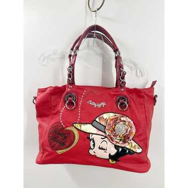 Betty Boop American Icon Handbag Purse Red Black 2011 by King Features VGC