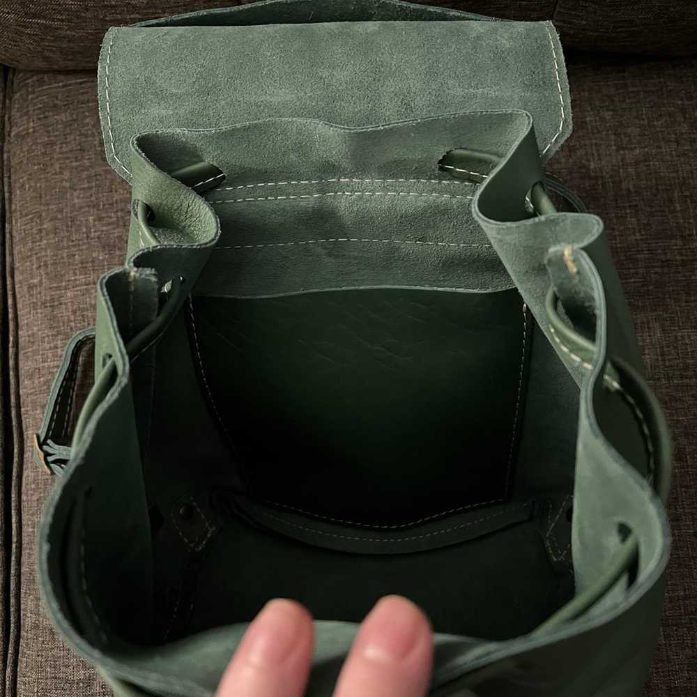 Portland Leather Goods Eucalyptus Bucket Backpack - image 4