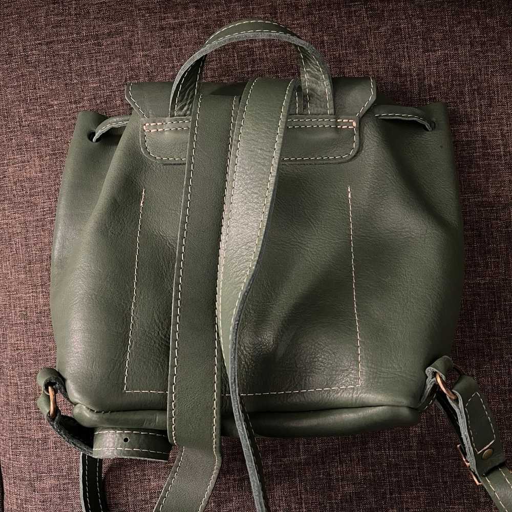 Portland Leather Goods Eucalyptus Bucket Backpack - image 6