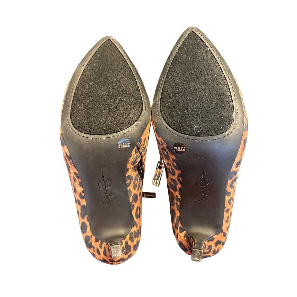 Jessica Simpson Leopard Print Ankle Boots - image 7