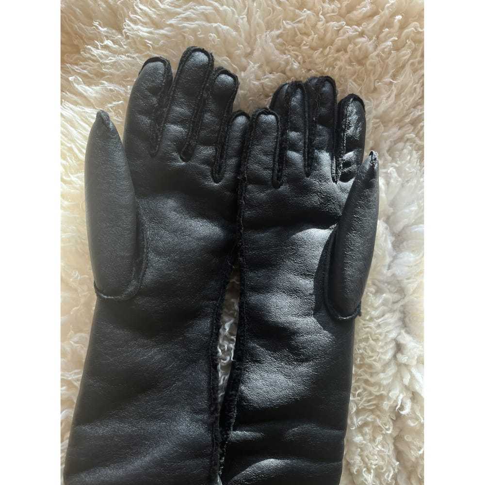 MM6 Leather long gloves - image 3