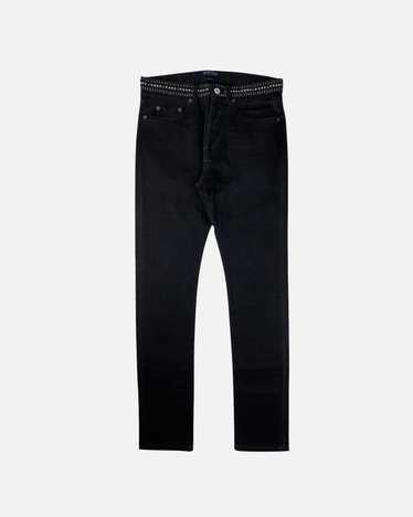 Valentino Valentino Black Studded Slim Fit Jeans