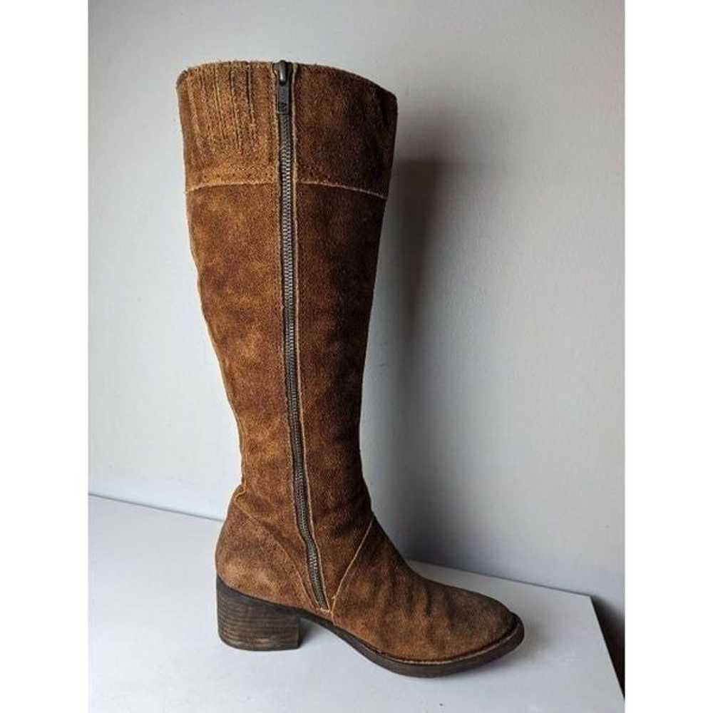 BORN Polly Brown Suede Knee High Boot Size 7.5M-WC - image 8