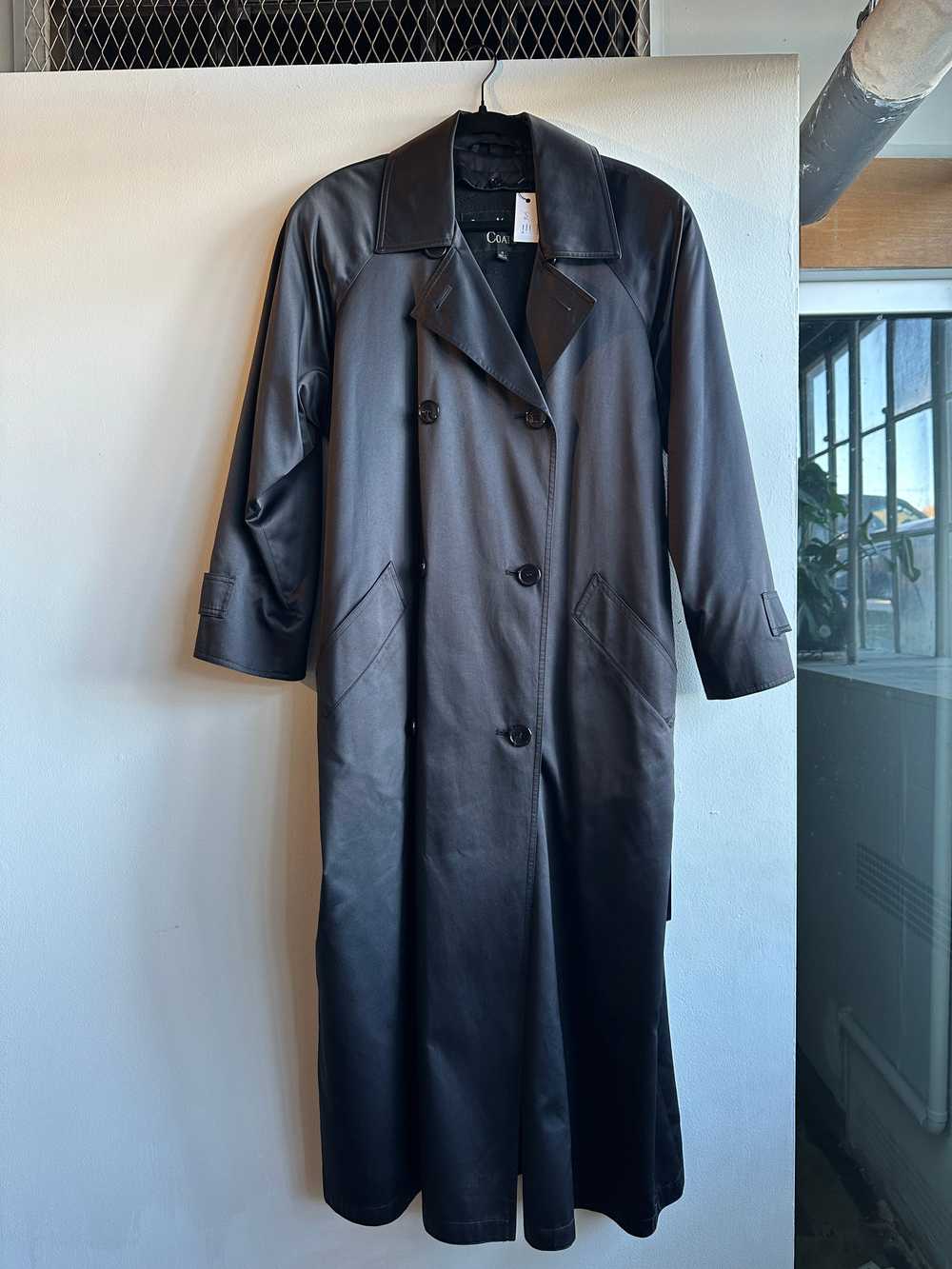 Anne Klein Satin Trench - image 3