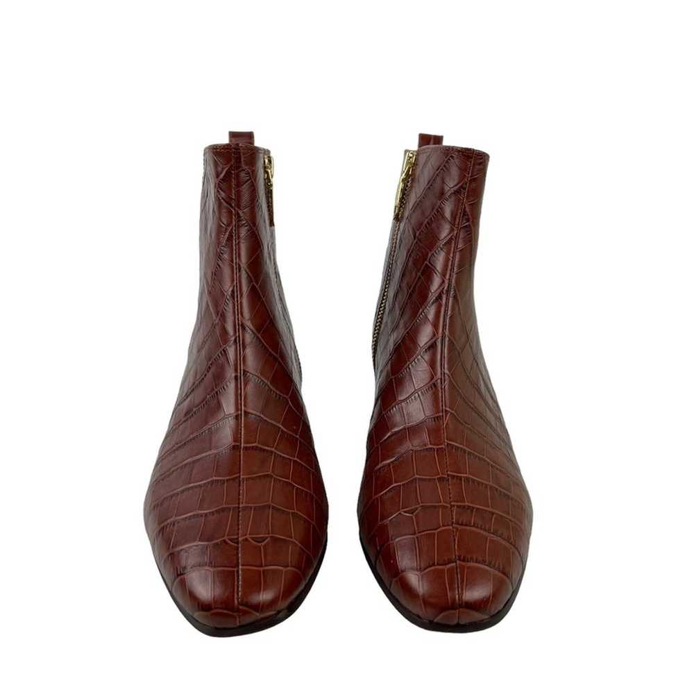 NWOT Talbots Dakota Embossed Croc Leather Ankle B… - image 2