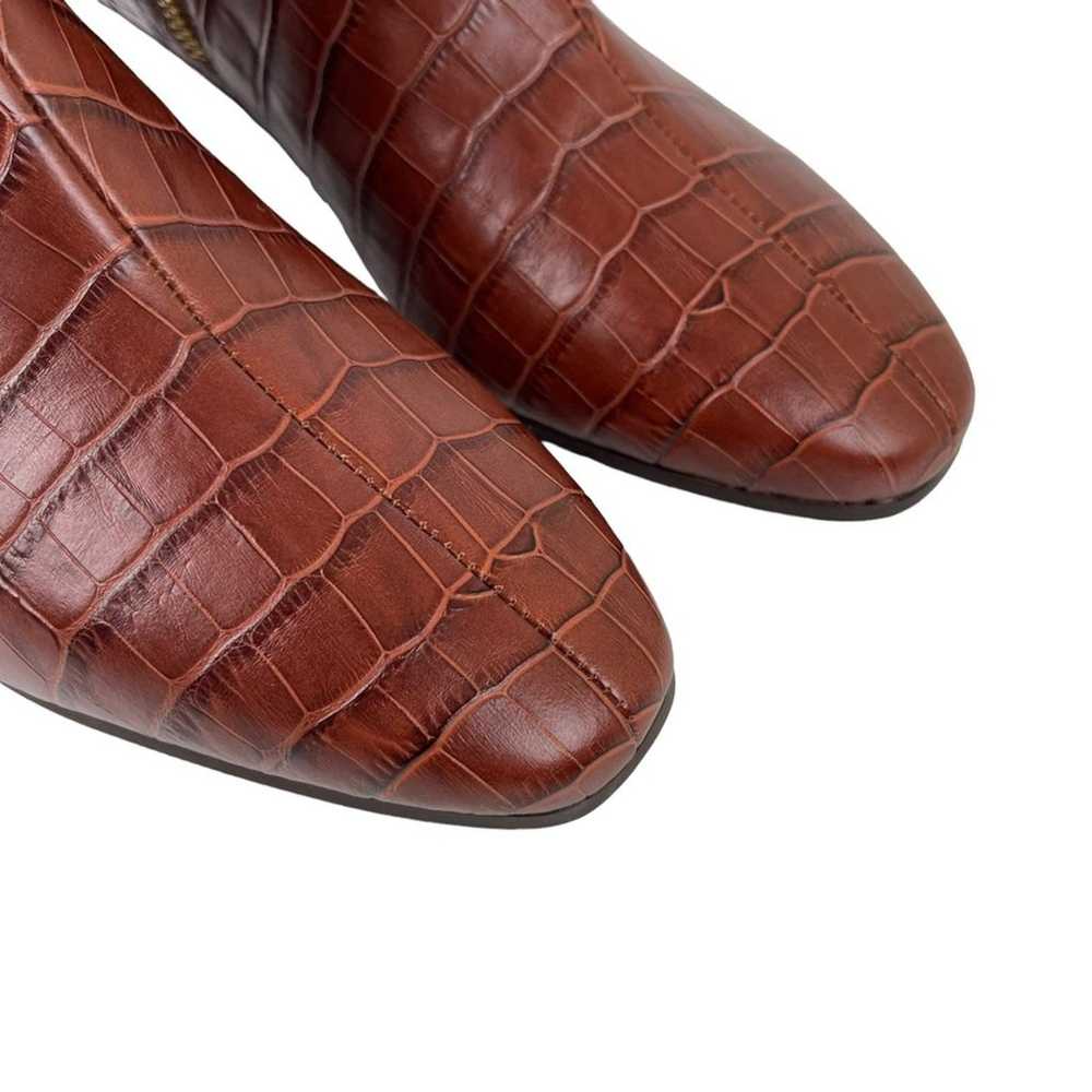 NWOT Talbots Dakota Embossed Croc Leather Ankle B… - image 3