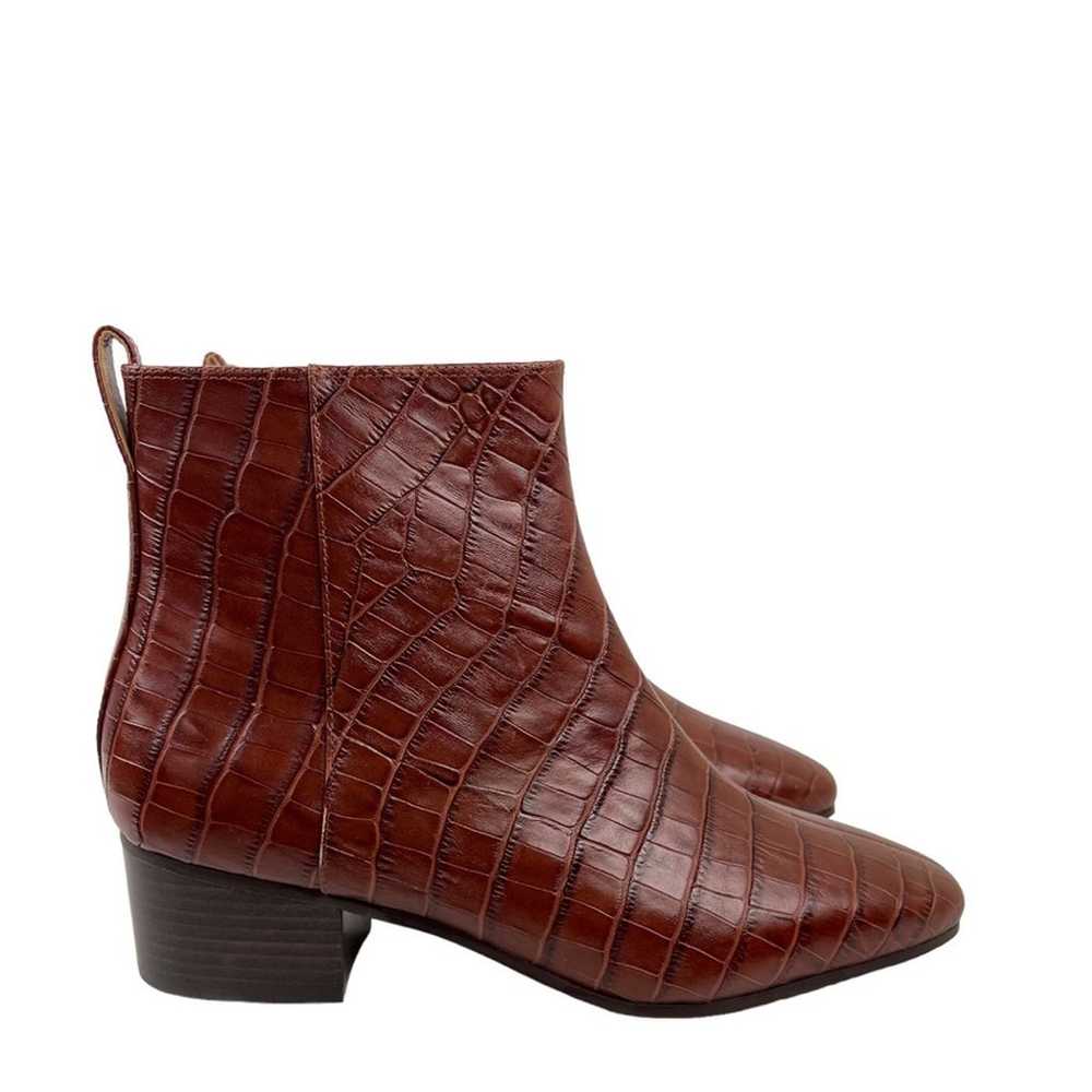 NWOT Talbots Dakota Embossed Croc Leather Ankle B… - image 4