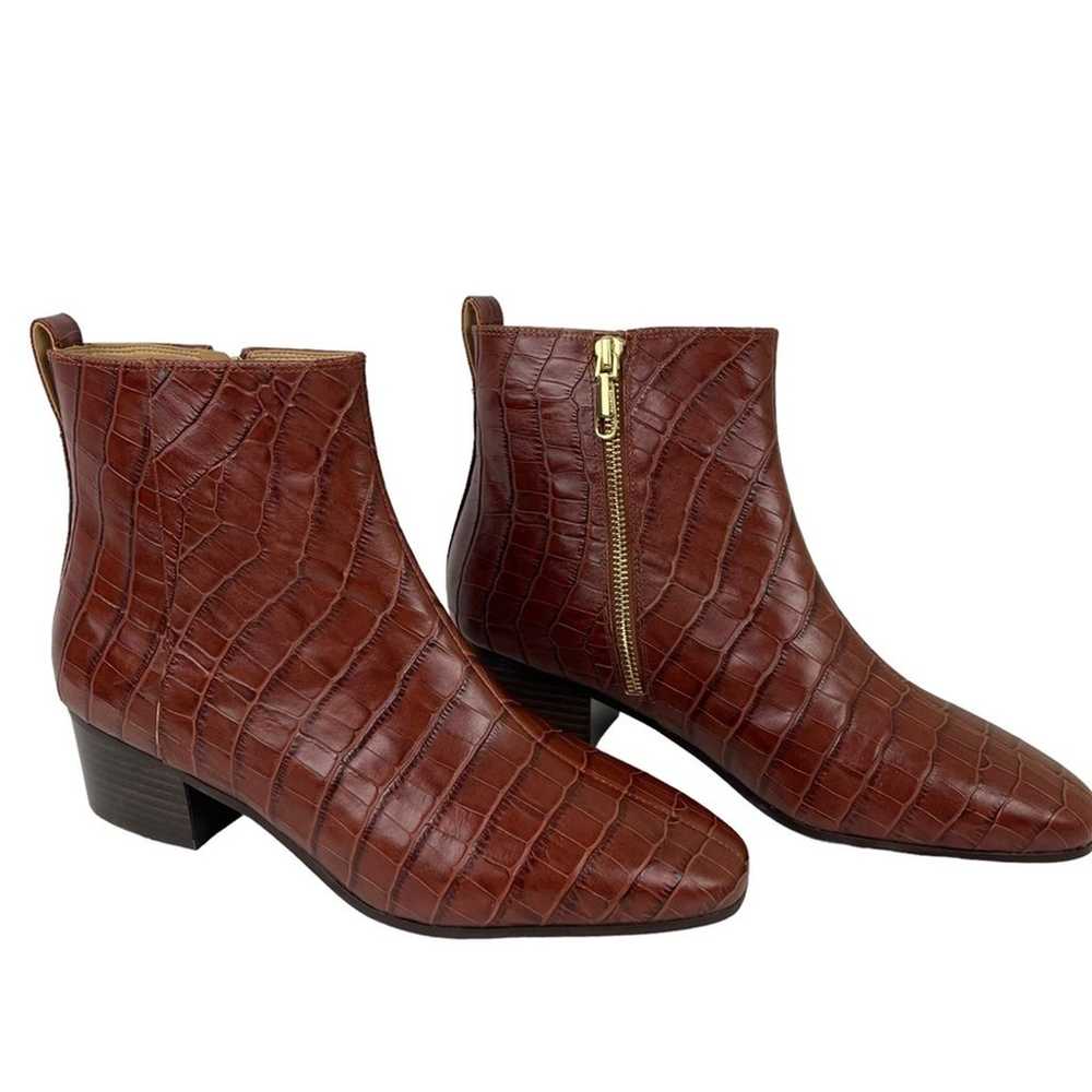 NWOT Talbots Dakota Embossed Croc Leather Ankle B… - image 7